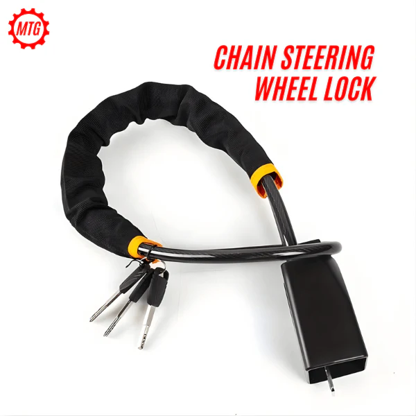 Seat Belt Steering Wheel Lock – Quick Locking Anti-Theft Strap