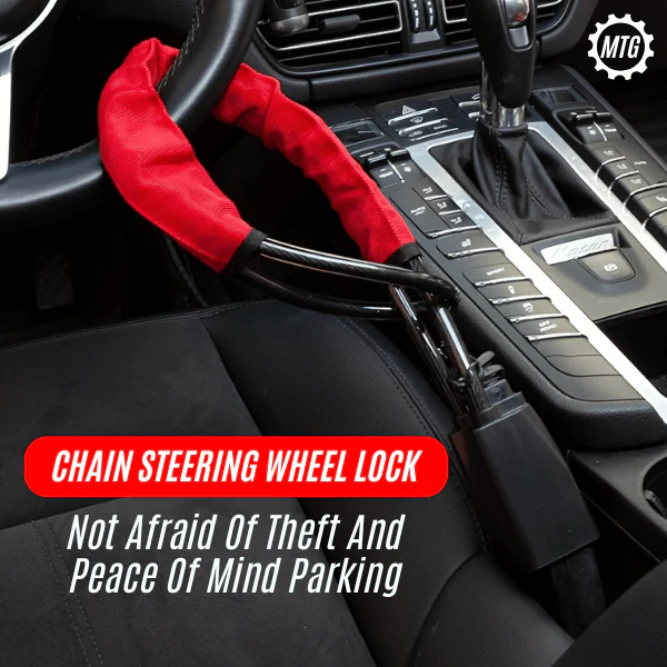 Seat Belt Steering Wheel Lock – Quick Locking Anti-Theft Strap - Image 4