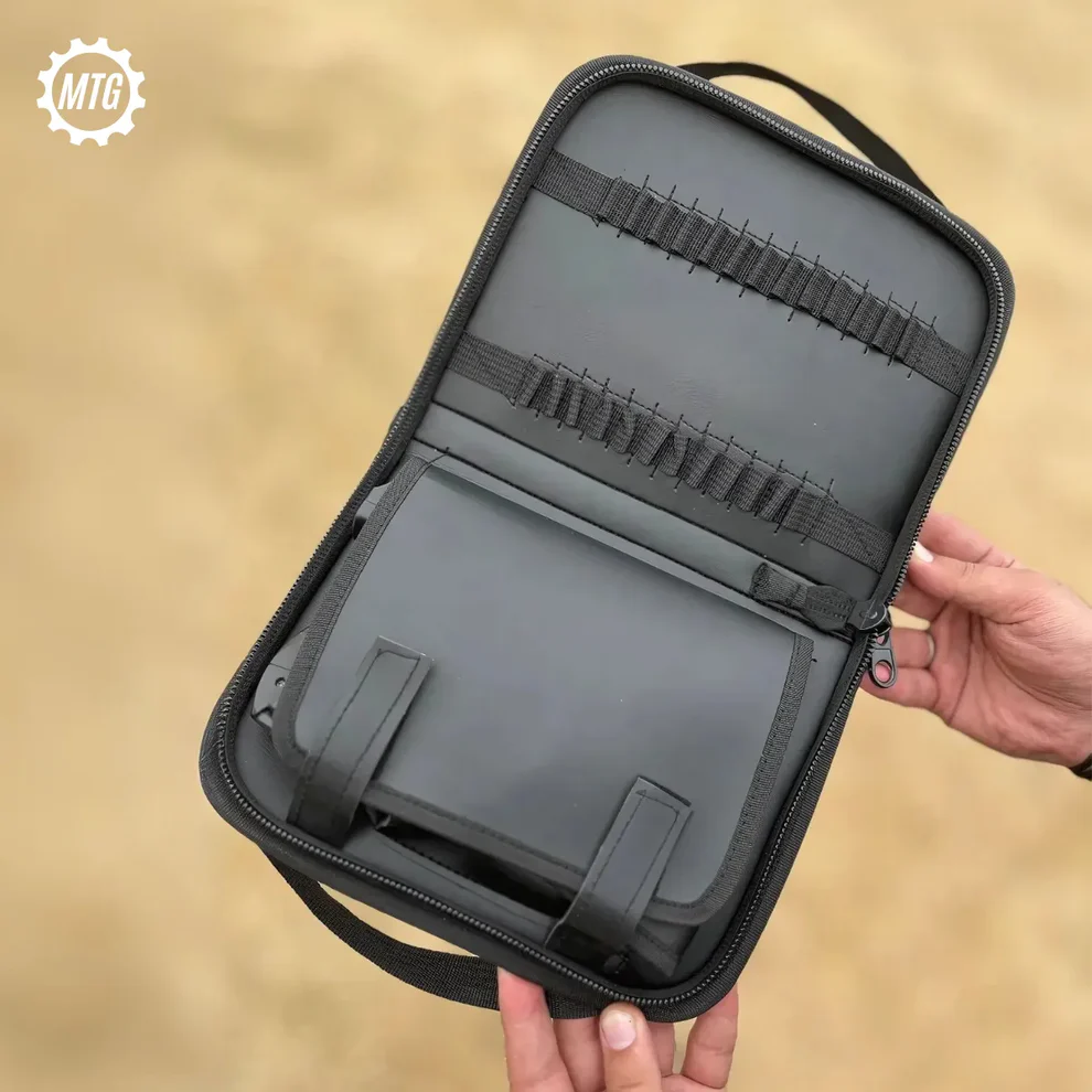 Thick Padded Leather Pistol Bag + FREE Cleaning Kit - Image 4